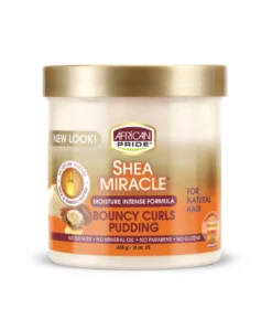 AFRICAN PRIDE SHEA MIRACLE BOUNCY CURLS PUDDING – krem do stylizacji włosów kręconych z masłem shea