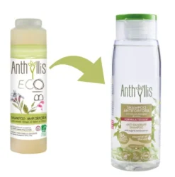 ANTHYLLIS SHAMPOO ANTIFORFORA – delikatny certyfikowany szampon przeciwłupieżowy z piroktonem olaminy, pokrzywą i szałwią 300 ml