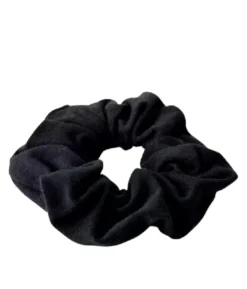 ANWEN Bawełniana Scrunchie – gumka do włosów w kolorze czarnym