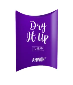 ANWEN Dry it up – turban do włosów z gładkiej tkaniny bambusowej