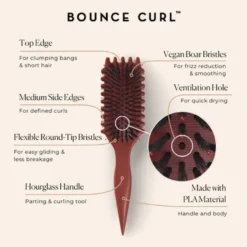 BOUNCE CURL Define EdgeLift Brush – szczotka do stylizacji włosów kręconych, loków, fal