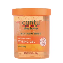 CANTU ANTI-SHEDDING STYLING GEL HONEY – żel do fal i loków o średniej mocy utrwalającej
