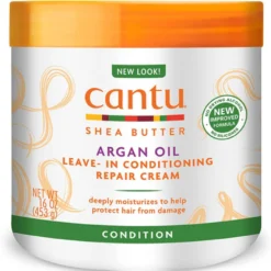 CANTU ARGAN OIL LEAVE-IN CONDITIONING REPAIR CREAM – odżywka bez spłukiwania do włosów o wysokiej i średniej porowatości
