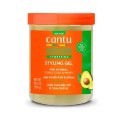 CANTU AVOCADO HYDRATING GEL FLEXIBLE HOLD – emolientowy żel stylizujący do włosów z olejem awokado i masłem shea
