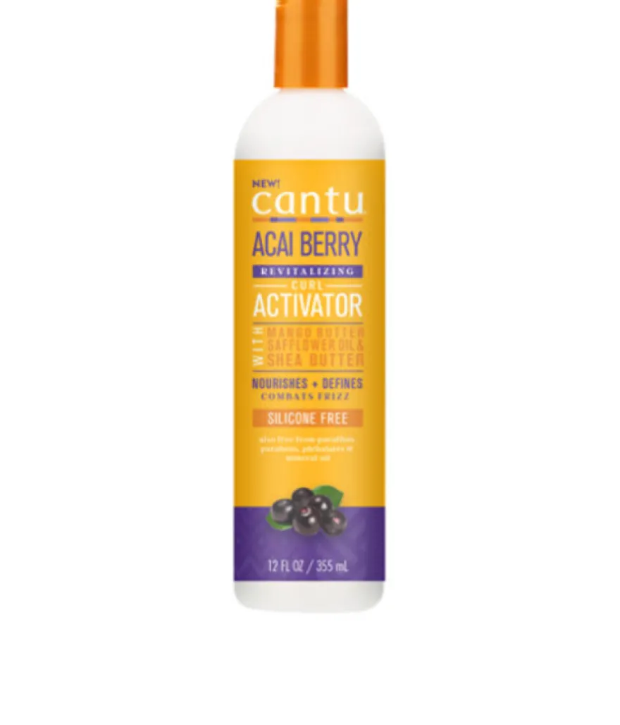 CANTU CURL ACTIVATOR ACAI BERRY – aktywator skrętu z olejem krokoszowym i ekstraktem z jagód acai 355 ml