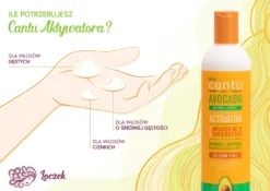 CANTU CURL ACTIVATOR CREAM AVOCADO – aktywator skrętu do włosów falowanych i kręconych