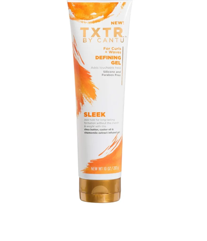 CANTU TXTR BY SLEEK CURLS + WAVES DEFINING GEL – mocny żel stylizujący dla fal i loków z masłem shea i pantenolem