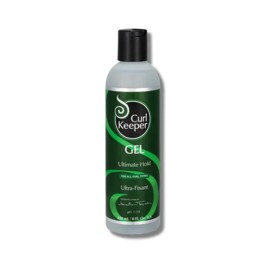 CURL KEEPER GEL ULTIMATE HOLD- płynny żel do stylizacji i reanimacji włosów kręconych oraz falowanych