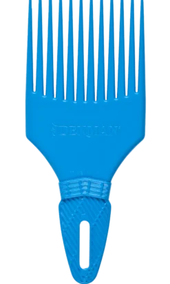 DENMAN D17 CURL TAMER – niebieski afro pick do podbijania skrętu