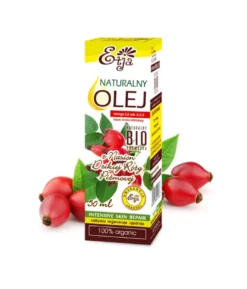 ETJA OLEJ Z NASION DZIKIEJ RÓŻY BIO – zimnotłoczony, do włosów wysokoporowatych 50 ml