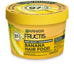 GARNIER FRUCTIS HAIR FOOD BANANA – nawilżająca maska z gliceryną i masłem shea