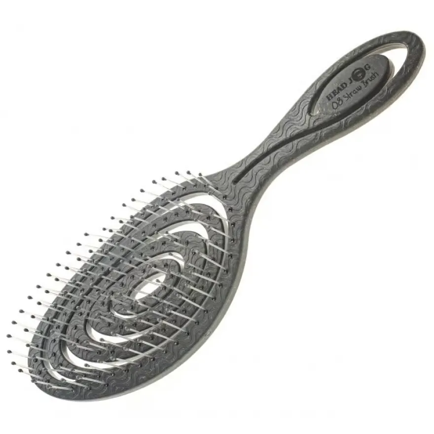 HEAD JOG BRUSH GRAPHITE – biodegradowalna szczotka do włosów w kolorze grafitowym