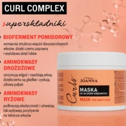 Joanna Curls – Nawilżająca Maska do Włosów Kręconych