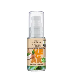 JOANNA VEGAN SERUM OLEJKOWE NA KOŃCÓWKI – wygładzająca mieszanka olei do włosów niskoporowatych