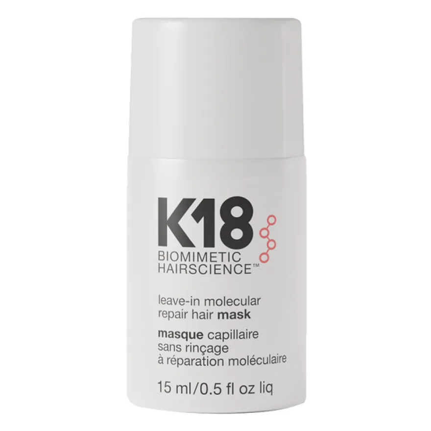 K18 molekularna maska regenerująca do włosów bez spłukiwania, 15 ml
