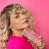LOCZEK CRYSTAL – różowy grzebień do rozczesywania i rozplątywania włosów