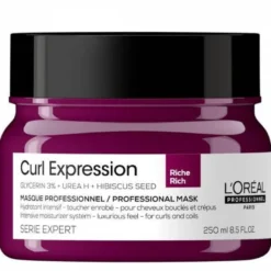 L’Oreal Curl Expression Mask Rich, Maska Intensywnie Nawilżająca do Loków i Fal, 250 ml