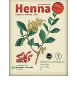 MIKSOHENNA HENNA – mocna, naturalna henna nadająca rudej barwy
