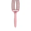 OLIVIA GARDEN FINGER BRUSH COMBO M PEARL PINK – średnia szczotka do rozczesywania i masażu z włosiem dzika
