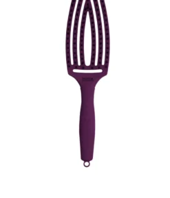 OLIVIA GARDEN FINGER BRUSH COMBO M DEEP PURPLE AMAZONKI – średnia szczotka do rozczesywania i masażu z włosiem dzika
