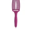 OLIVIA GARDEN FINGER BRUSH COMBO M BRIGHT PINK AMAZONKI – średnia szczotka do rozczesywania i masażu z włosiem dzika