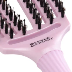 OLIVIA GARDEN FINGER BRUSH COMBO M z włosiem dzika ETHERAL LAVENDER – średnia szczotka do rozczesywania i masażu