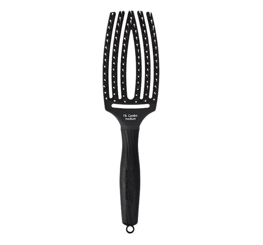 OLIVIA GARDEN FINGER BRUSH COMBO M z włosiem dzika- średnia szczotka do rozczesywania i masażu