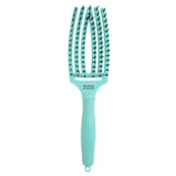 OLIVIA GARDEN FINGER BRUSH COMBO M z włosiem dzika MINT- średnia szczotka do rozczesywania i masażu