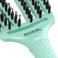 OLIVIA GARDEN FINGER BRUSH COMBO M z włosiem dzika ARCTIC TEAL – średnia szczotka do rozczesywania i masażu