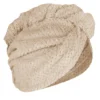ONLYGHD TURBAN DO WŁOSÓW BEŻOWY- odpowiedni do ploppingu, odciskania nadmiaru wody i ugniatania sucharków