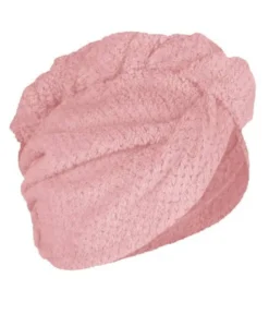 ONLYGHD TURBAN DO WŁOSÓW RÓŻOWY- odpowiedni do ploppingu, odciskania nadmiaru wody i ugniatania sucharków