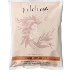 PHITOFILOS HENNE ROSSO N.2 – czysta henna, intensywnie rudy odcień