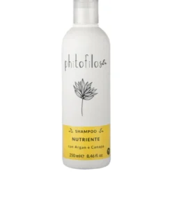 PHITOFILOS SHAMPOO NUTRIENTE – mocny, oczyszczający szampon do skóry suchej i wrażliwej ze skłonnością do łupieżu z olejem arganowym i olejem konopnym