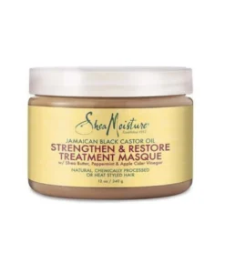 SHEA MOISTURE JAMAICAN BLACK CASTOR OIL STRENGTHEN & RESTORE TREATMENT MASQUE – głęboko nawilżająca maska regenerująca