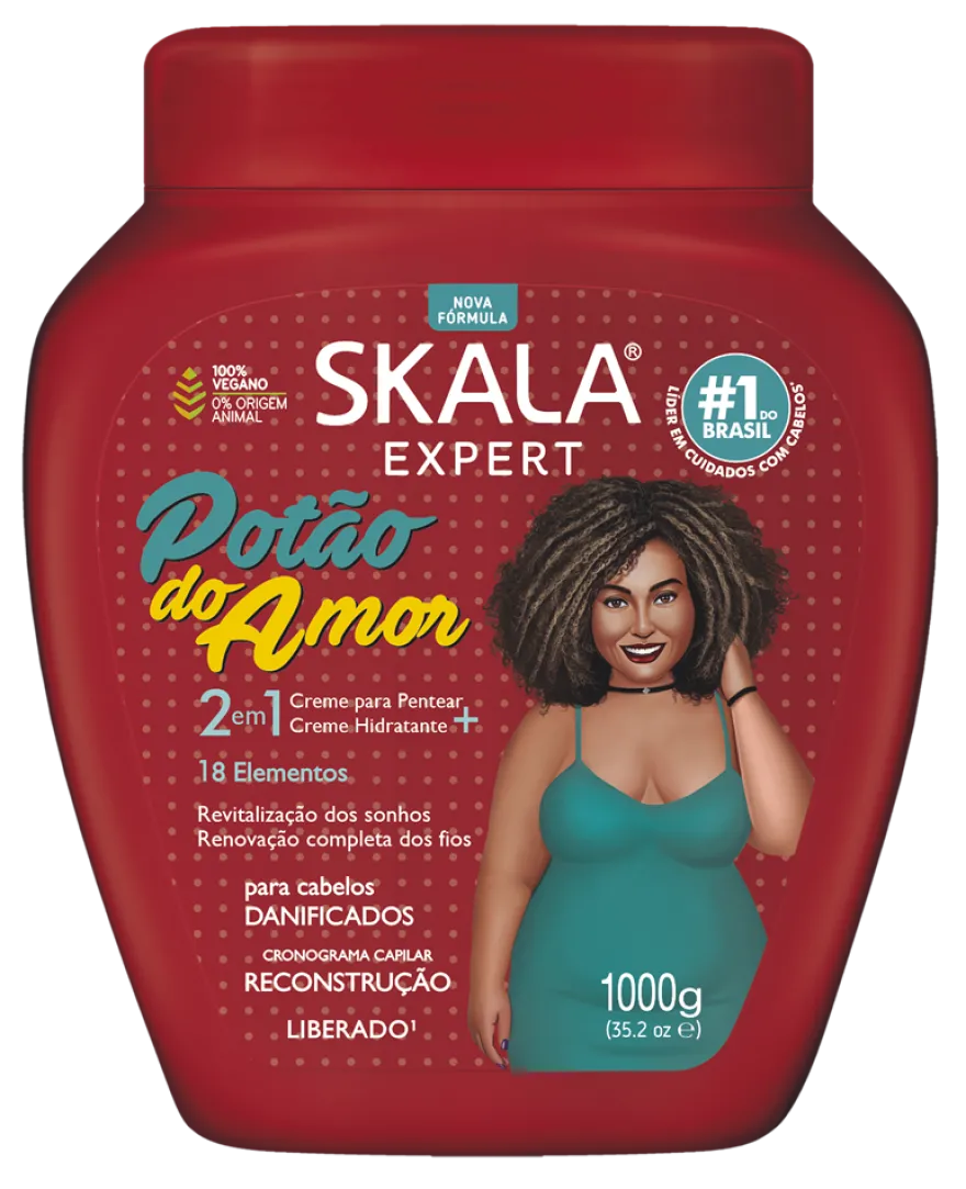 SKALA MAIS Potão do Amor 2 in 1 Treatment Cream and Leave-In – GŁĘBOKO REGENERUJĄCY KREM DO WŁOSÓW 1000g
