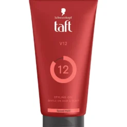 TAFT LOOKS V12 POWER GEL SPEED HOLD – bardzo mocny żel do stylizacji włosów falowanych i kręconych