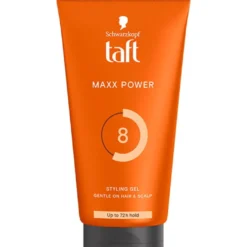 TAFT MAXX POWER 8 – mocny żel stylizujący do włosów kręconych i falowanych