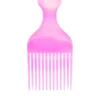 TOP CHOICE AFRO PICK – grzebień do włosów kręconych w kolorze różowym