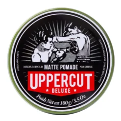 Uppercut Deluxe Matte Pomade – matowa pomada do włosów o średnim poziomie utrwalenia 100 g