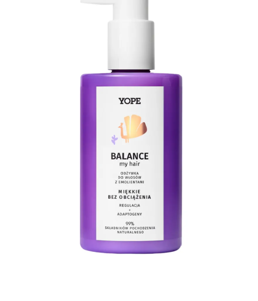 YOPE BALANCE MY HAIR – odżywka wygładzająca do włosów z emolientami