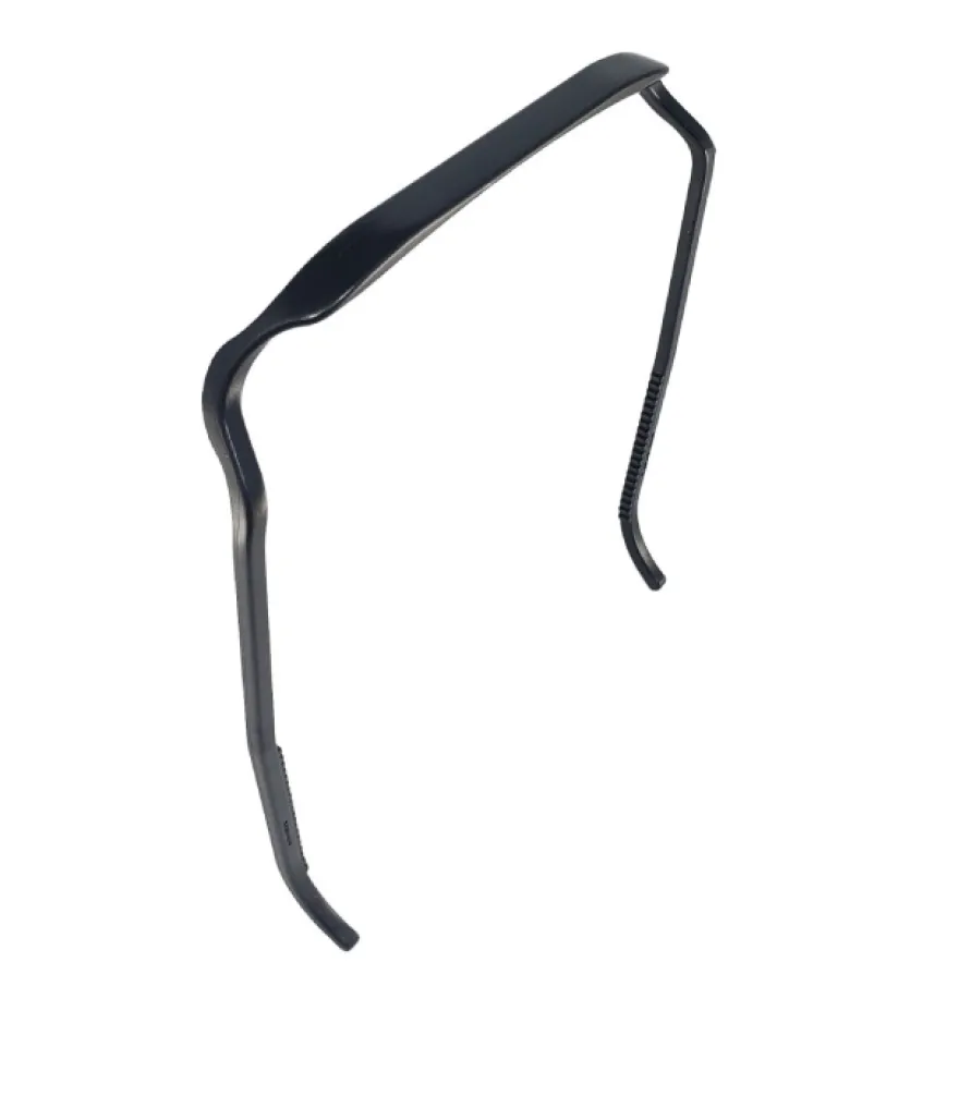 ZAZZY BANDZ Black – czarna opaska do włosów kręconych SLIM RELAXED FIT