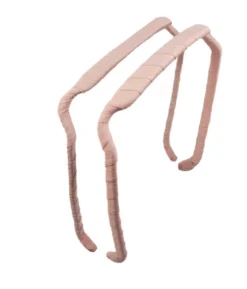 ZAZZY BANDZ Rose – różowa opaska do włosów kręconych SLIM RELAXED FIT